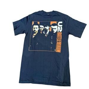 U2 1988 Rattle And Hum Tour Graphic T Shirt Vintage Band Tee Music Merch Retro